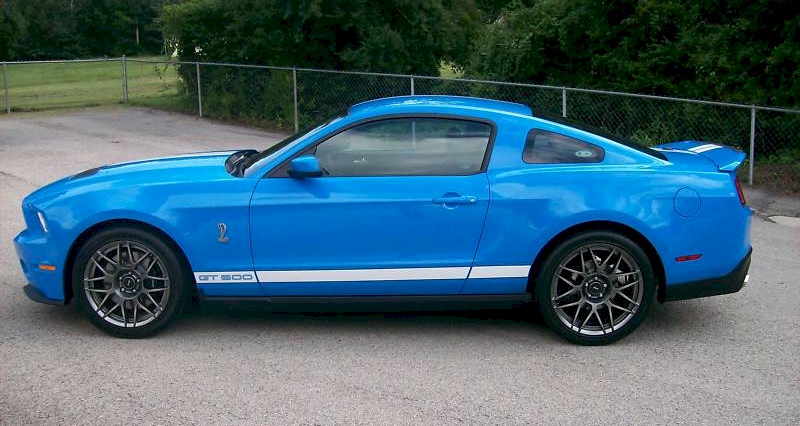 Grabber Blue 2011 Shelby GT-500