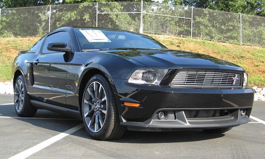 Black '11 Mustang GT California Special