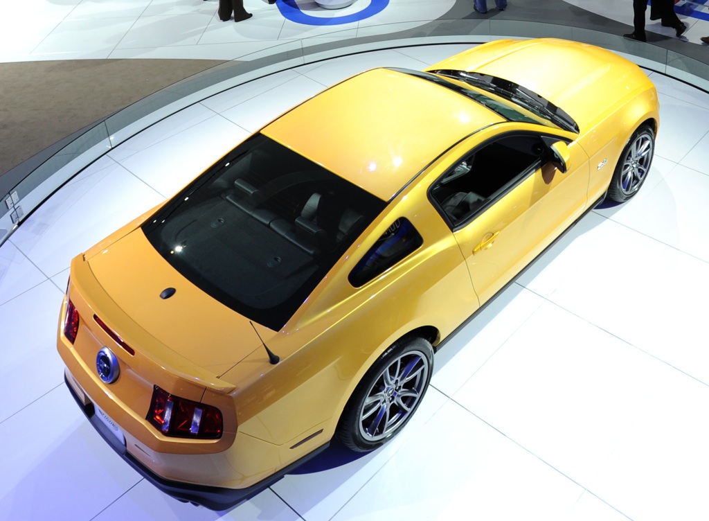 Yellow Blaze 2011 Ford Mustang GT