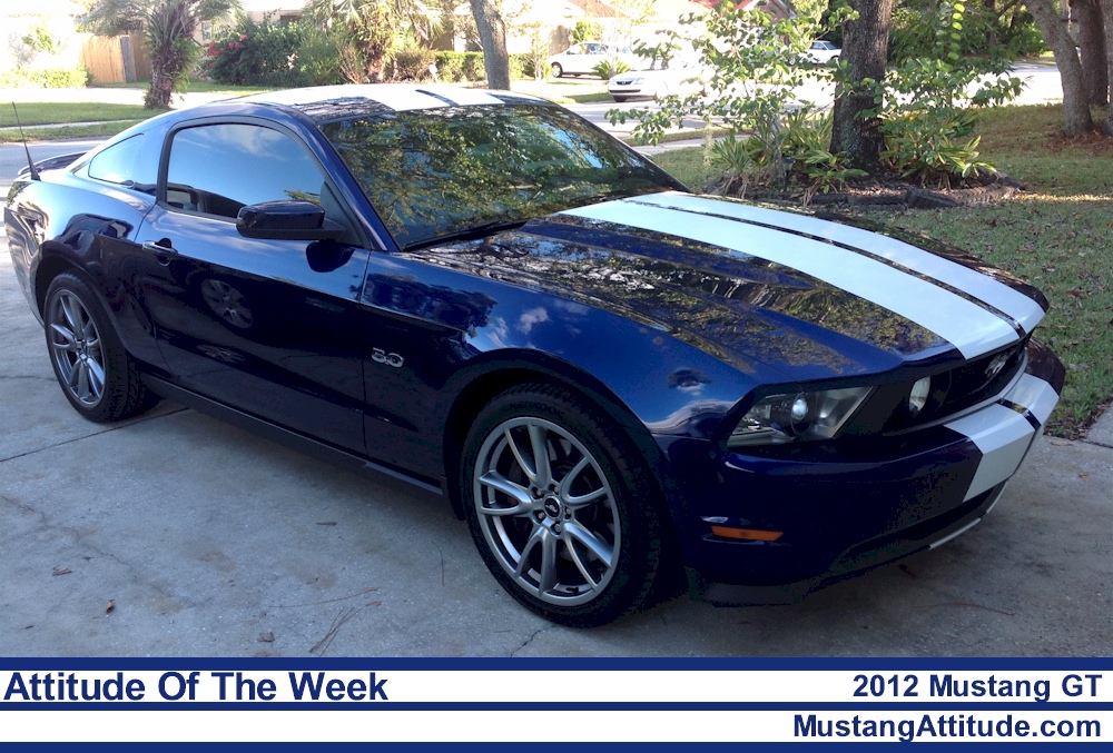 Kona Blue 2012 Mustang GT