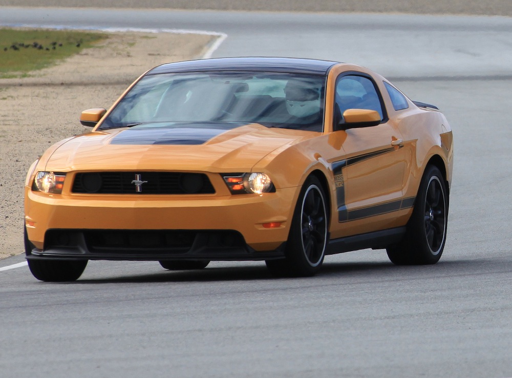 Yellow Blaze 2012 Mustang Boss 302 Coupe