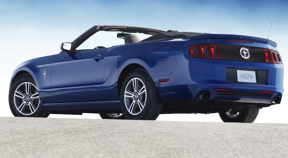 Deep Imact Blue 2013 Mustang Convertible