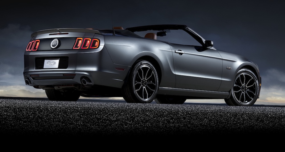 Ingot Silver 2013 Mustang GT Taillamps