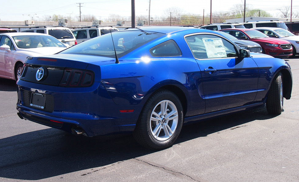 Deep Impact Blue 2014 V6 Mustang