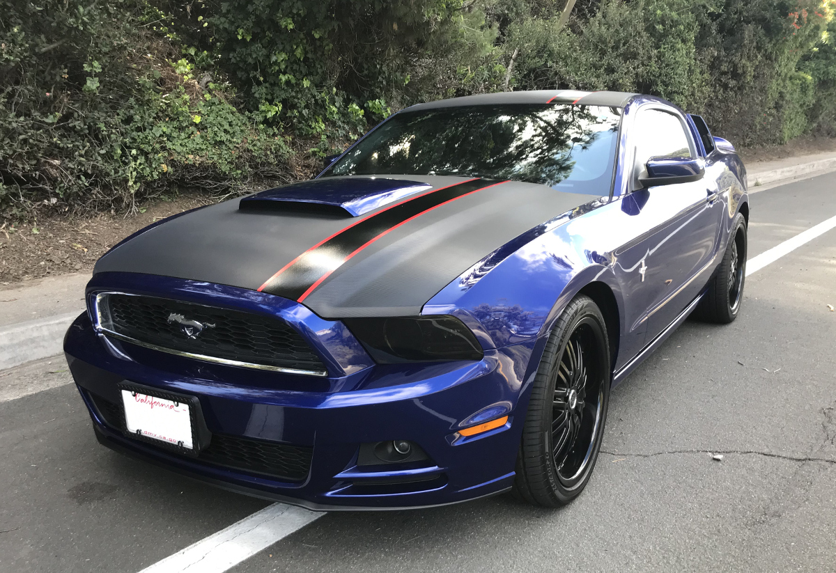 Deep Impact Blue 2014 Mustang