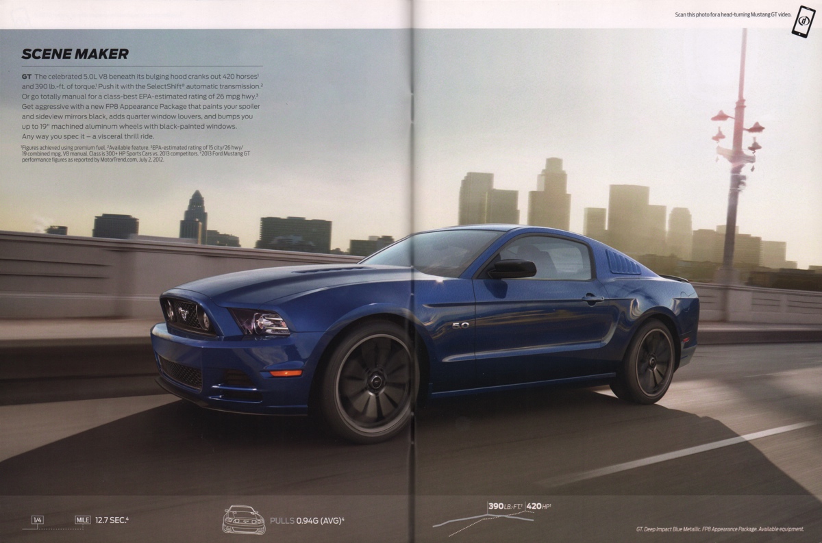 Deep Impact Blue Mustang GT