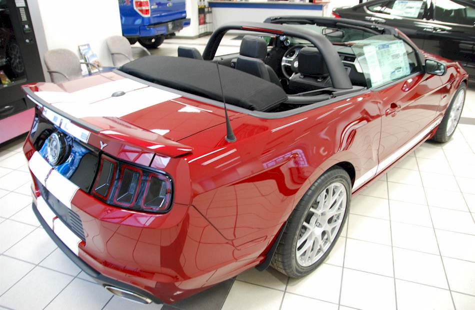 Ruby Red 2014 Mustang GT350 Convertible