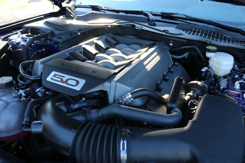 Deep Impact Blue 2015 Mustang GT Interior