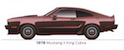 1978 Mustang II King Cobra