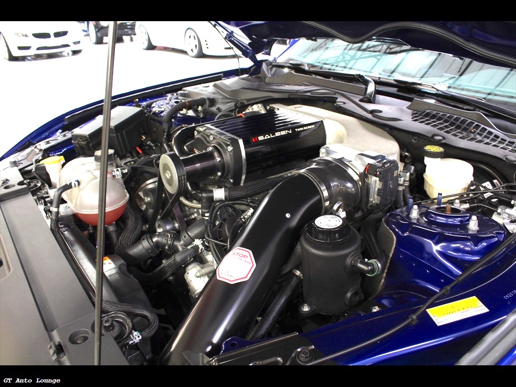 F-code Saleen supercharged 302ci V8 engine