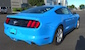 rear view 2017 Grabber Blue V6 Mustang