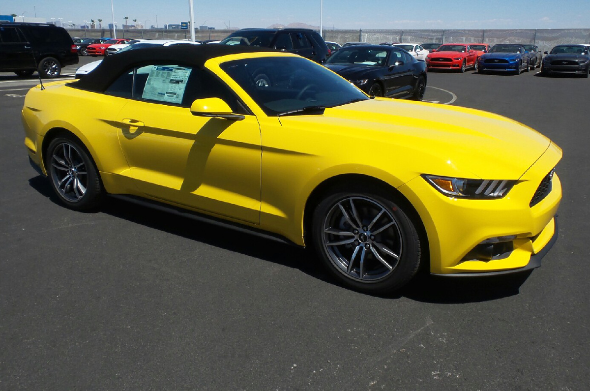 2017 EcoBoost Mustang Triple Yellow