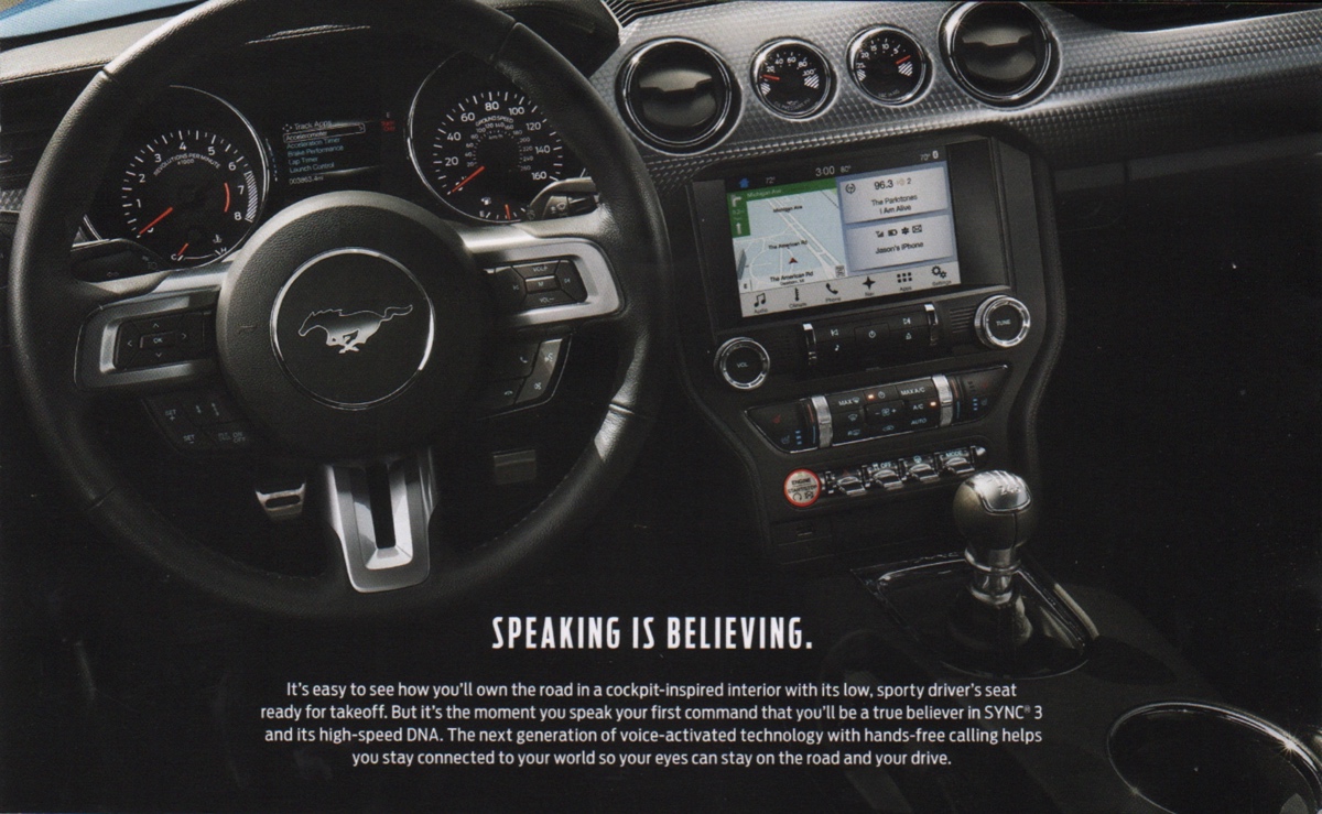 2017 Mustang GT interior