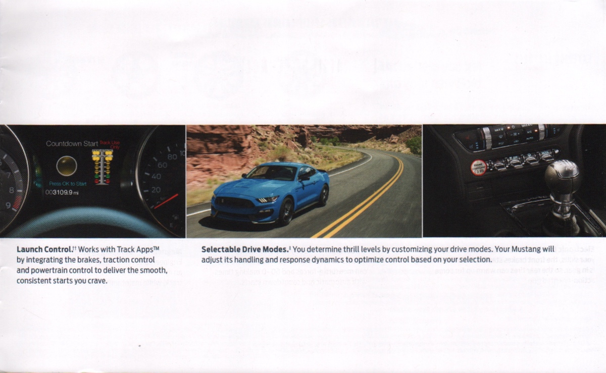 Launch Control and Selectable Drive Modes