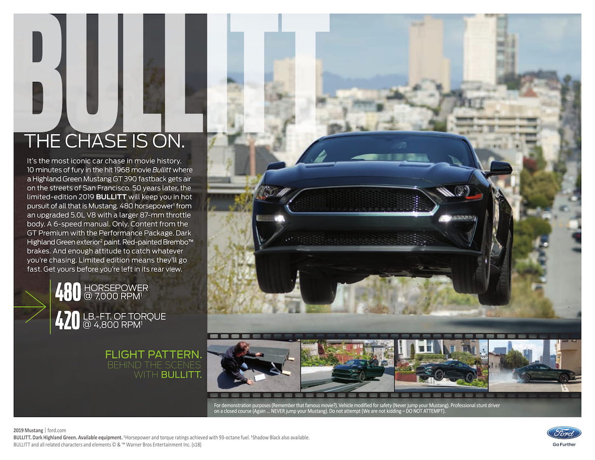 2019 Mustang Bullitt