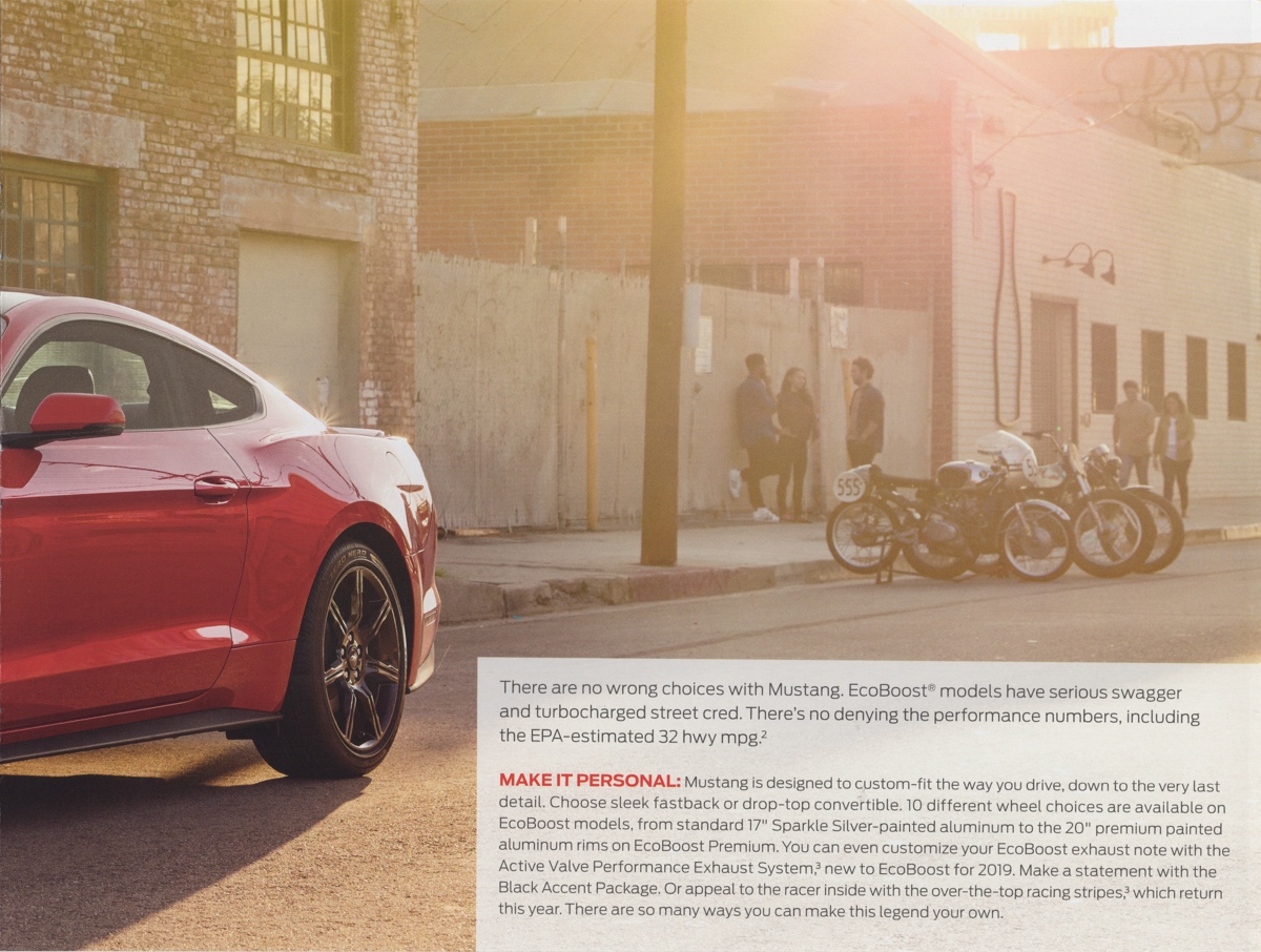 2019 Ecoboost mpg and options