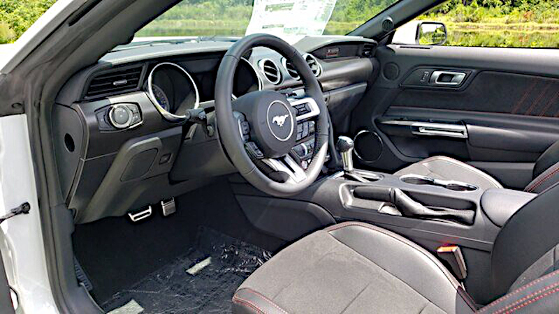 interior 2020 California Special Mustang