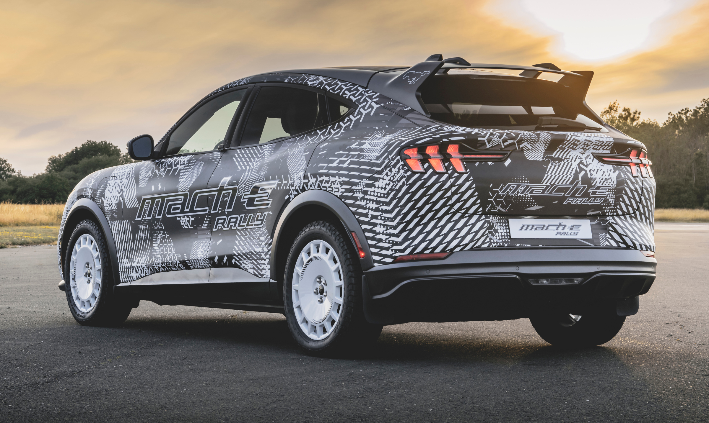 Carbonized Gray 2024 Mustang Mach-E Rally