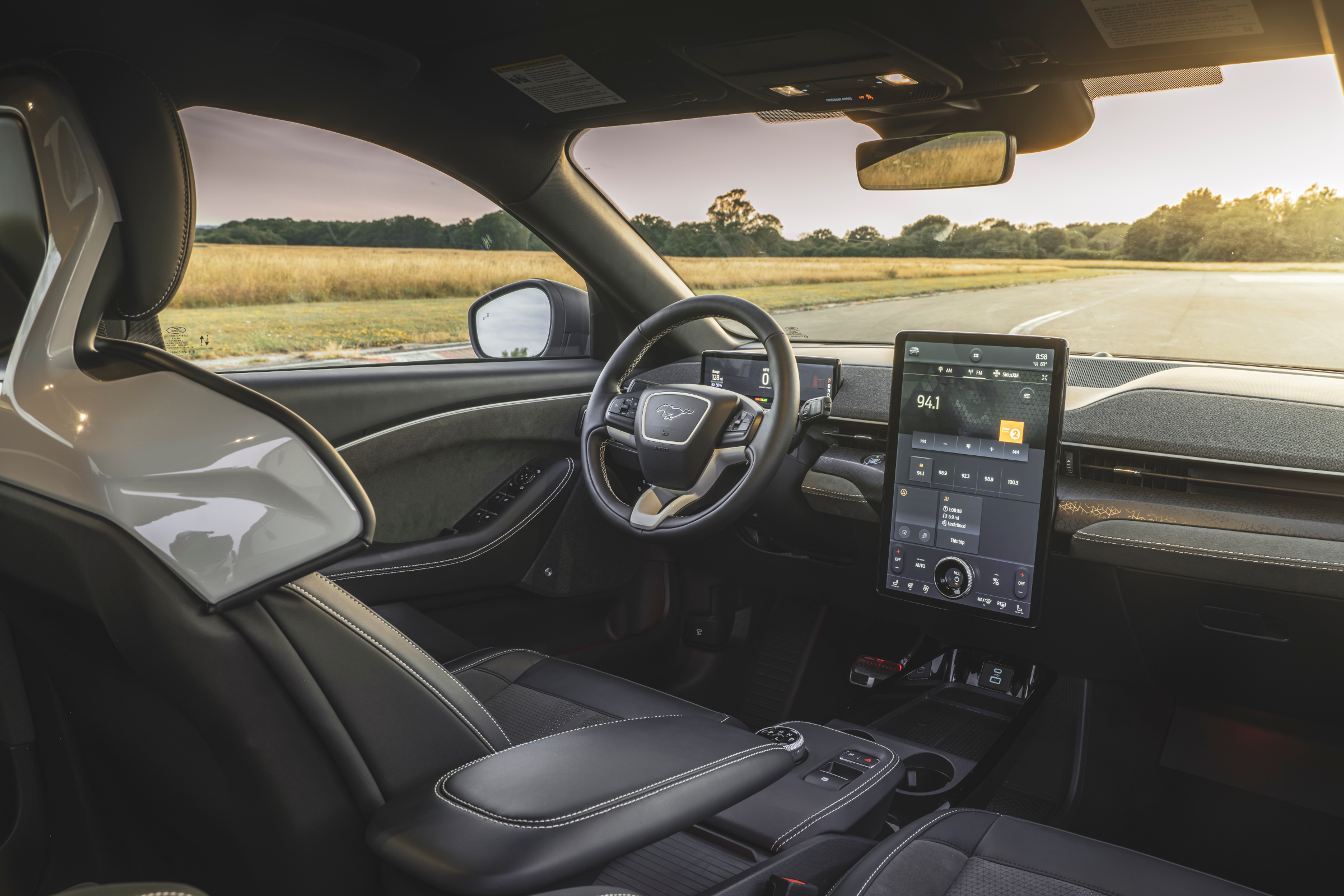 inside 2024 Mustang Mach-E Rally